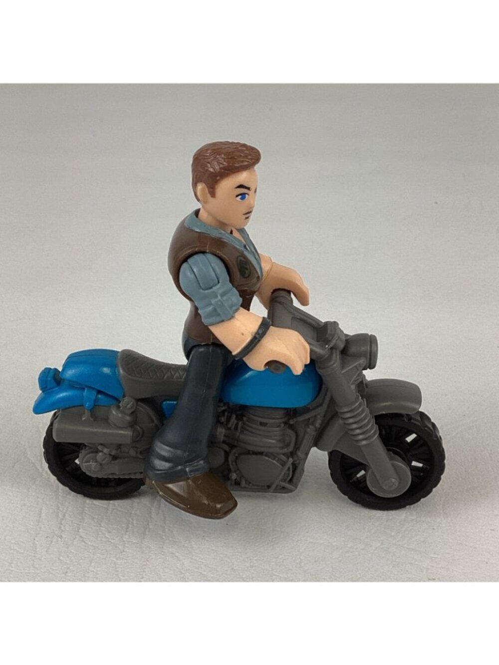 Fisher Price Imaginext Jurassic World Owen Grady Action Figure Motorcycle Toy - Picture 5 of 6